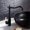 2, variant on Bathroom Sink Mixer Taps Faucet Bath Waterfall Cold and Hot Water Tap for Washroom Bathroom and Kitchen Black Bronze Hot and Cold Antique Black Retro B