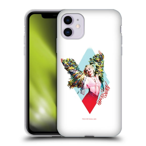 Head Case Designs Officially Licensed Birds of Prey DC Comics Harley Quinn Harley Soft Gel Case Compatible with Apple iPhone 11