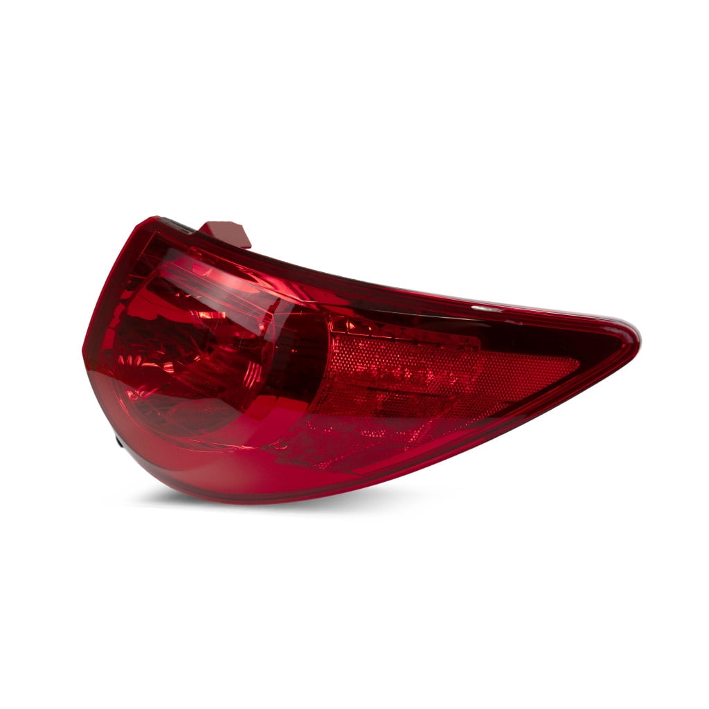 For Chevy Traverse 2009 2010 2011 2012 Tail Light Assembly Passenger Side | Outer | Red Lens | Replacement For GM2801238 | 15912686
