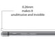 eCostConnection Protecteur d'Écran en Verre Trempé pour Apple iPhone 6, 6S + Tissu en Microfibre – image 4 sur 5