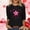 Black, variant on Goodtrade8 Womens Plus Size Tops 3/4 Sleeve Crew Neck Pullover Holiday Cute Gifts for Girlfriend Shirts for Women Graphic