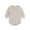 White, variant on Weebloom Baby Boys Girls Onesie Knitted Jumpsuit Long Sleeve Soft Outfit Unisex Casual Daily Wear Pjs Sleepwear Romper Sleepers Pajamas Coffee 6-12 Months