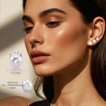 thumbnail image 5 of Freshwater Pearl Stud Earrings for Women, Hypoallergenic Titanium Pearl Earrings Stud for Sensitive Ear,Jewelry Gift for Women's Daily Wear, 5 of 12