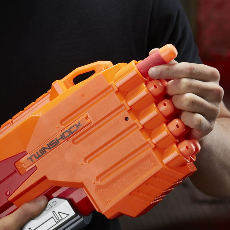 Nerf Mega TwinShock Blaster, 10 Official Nerf Darts