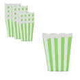 thumbnail image 2 of XYRSRUW Popcorn Boxes, Colorful Food Packaging Cartons, Decorative Popcorn Containers, Striped Paper Popcorn Holders for Parties(Green), 2 of 6