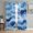 Blue, variant on Blue Coastal Semi Sheer Curtains 54 Inch Length 2 Panels Set, Modern Abstract Beach Waves Ocean Sheer Kitchen Curtain Privacy Voile Window Curtain for Living Room Bedroom Rod Pocket Drapes