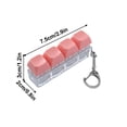 thumbnail image 4 of 10Pcs Keyboard Fidget Toy Keychain, Cagogo FidgetToyKeychain, 4-in- Keyboard Pressable Button Stress Reliever for AdultsKids, Clickable Switch Toggle SensoryToyfor Anxiety Relief, Portable Fidget, 4 of 8