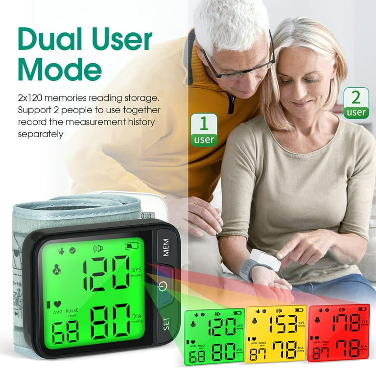 Blood Pressure Monitor, Professional Wireless Automatic Wrist Blood Pr –  iFanze
