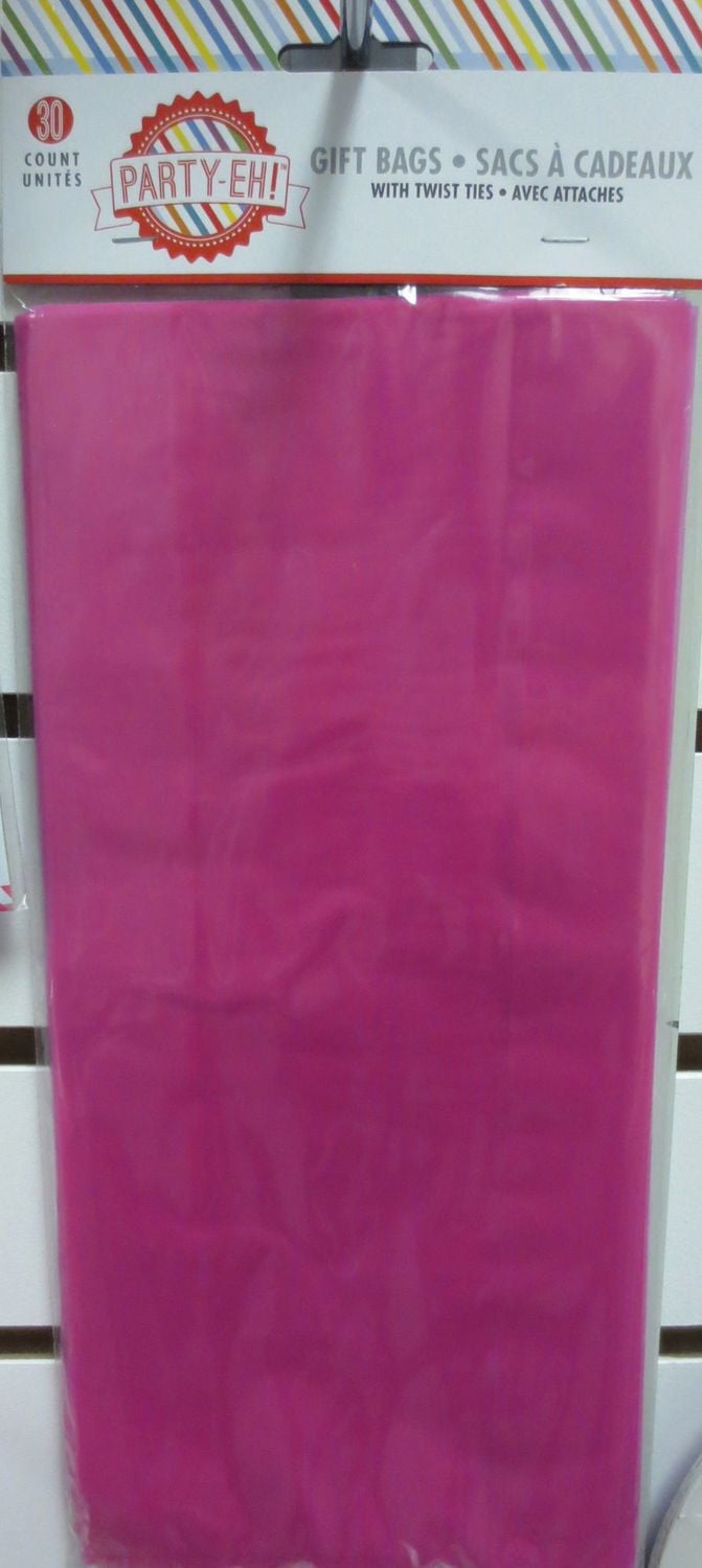 20 Rainbow Ribbon Gift Bags