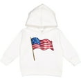 thumbnail image 2 of Inktastic American Flag Design Toddler Hoodie, 2 of 4