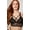 Black, variant on Seven 'Til Midnight Lacy Longline Lattice Bralette