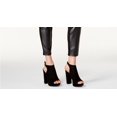 thumbnail image 3 of BAR III Womens Black Faux Leather Trim Skinny Pants  Size: S, 3 of 3