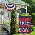 thumbnail image 4 of 4th of July Home of The Free Because of The Brave Decorative Independence Day American Patriotic Garden Flag 12.5x18 inch, 4 of 6