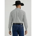 thumbnail image 2 of Wrangler Men's George Strait Abstract Floral Black Button Down Shirt 112344891, 2 of 4