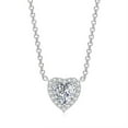 thumbnail image 2 of Heliisoer Ladies Love Diamond Eternal Crystal Gemstone Necklace, 2 of 4