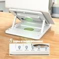 thumbnail image 4 of Labymos Laptop Stand With Cooler Foldable Notebook Riser Desktop Adjustable Height Laptop Elevator Laptop Cooling Stand for Computer Tablet Keybord, 4 of 7