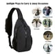 thumbnail image 5 of Bolso bandolera, mochila bandolera, mochila de viaje, bolso de ocio para hombre de gran capacidad, 5 of 5