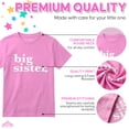 thumbnail image 6 of MISS POPULAR Big Sister T-Shirt for Girls – Super Soft Short Sleeve, Promoted to Big Sis, Pregnancy Announcement, Family Photo & Everyday Wear | Toddler to Big Girl Sizes, 6 of 8