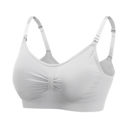 

Sleeping Nursing Bras for Breastfeeding Plus Size - Ultra Comfort Smooth Wireless Pregnancy Sleeping Bralette Seamless Maternity Bra(1-Packs)