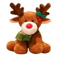 thumbnail image 4 of Gqtwoy Christmas Plush Reindeer Stuffed Animal, 13inch Red Nosed Reindeer Plush Christmas Stuffed Animals for Kids, Cute Plush Soft Deer Plush for Kids, 4 of 9