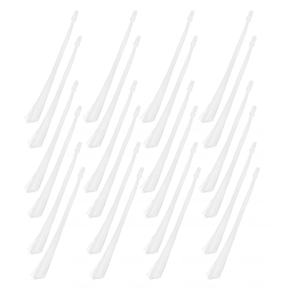 COMPUKAS 50Pcs Fiber Optic Wands Bulk Transparent Plastic Lighting For Table Decor Christmas