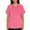 Pink-scrubs for women set, variant on FNFYFH Womens V Neck Scrub Tops Stretchy Soft Top Scrubs Breathable & Easy Care Nurse Uniform Shirts with Pockets