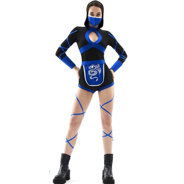 Disfraz de samurái femenino para Halloween, tallas S a XXL, disfraz de Naruto, uniforme COS, disfraz de ninja para cosplay