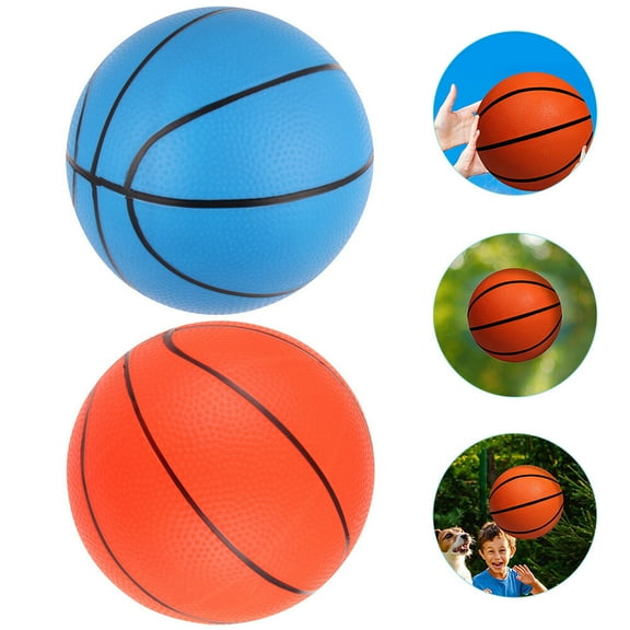 WHAMVOX  2 Pcs Basketball for Indoors Mini Portable Child Basketballs Baby
