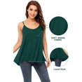 thumbnail image 3 of Attraco Tank Tops for Women Plus Size Camisole with Adjustable Spaghetti Casual Cami Tank Top, 3 of 6