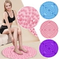 thumbnail image 2 of Foot Massage Acupressure Mat Muscle Relaxation Acupuncture Mat Pilates Fitness Round Accessories Foot Training Mat Workout Yoga, 2 of 7