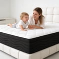 thumbnail image 6 of Lodeija 12 inch Queen Cooling Gel Memory Foam Mattress,Pressure Relief with Innerspring, Medium Firm, Safe Materials,CertiPUR-US Certified, 6 of 9