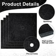 thumbnail image 3 of 12 Sheets Black Glitter Cardstock DIY Grad Cap Decorations Glitter Construction Paper for Grad Caps with Double Sided Tape for Graduation Cap Decorations DIY Crafts Scrapbook Supplies, 9.8 x 9.8 Inch, 3 of 7