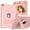 Rosegold, variant on Dteck Case for Apple iPad 9th Generation 10.2-inch (2021),Shockproof Rubber Armor 3-Layer Protection Case Hybrid Hard Kicstand Cover for iPad 10.2" 2021/2020/2019,Rosegold