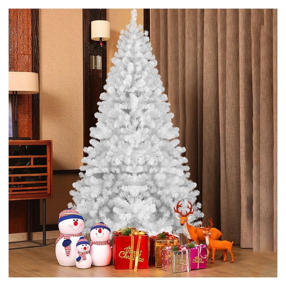 9ft PVC White Christmas Tree ,Environmentally Friendly Fireproof Artificial Christmas Tree
