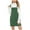 Army Green, variant on Rvkxad Summer Dresses for Women 2025 Vacation Corduroy Overall Dress Sleeveless Mini Skirt Beach Casual Adjustable Strap Pinafore Above Knee A Line Overall Dress Army Green L