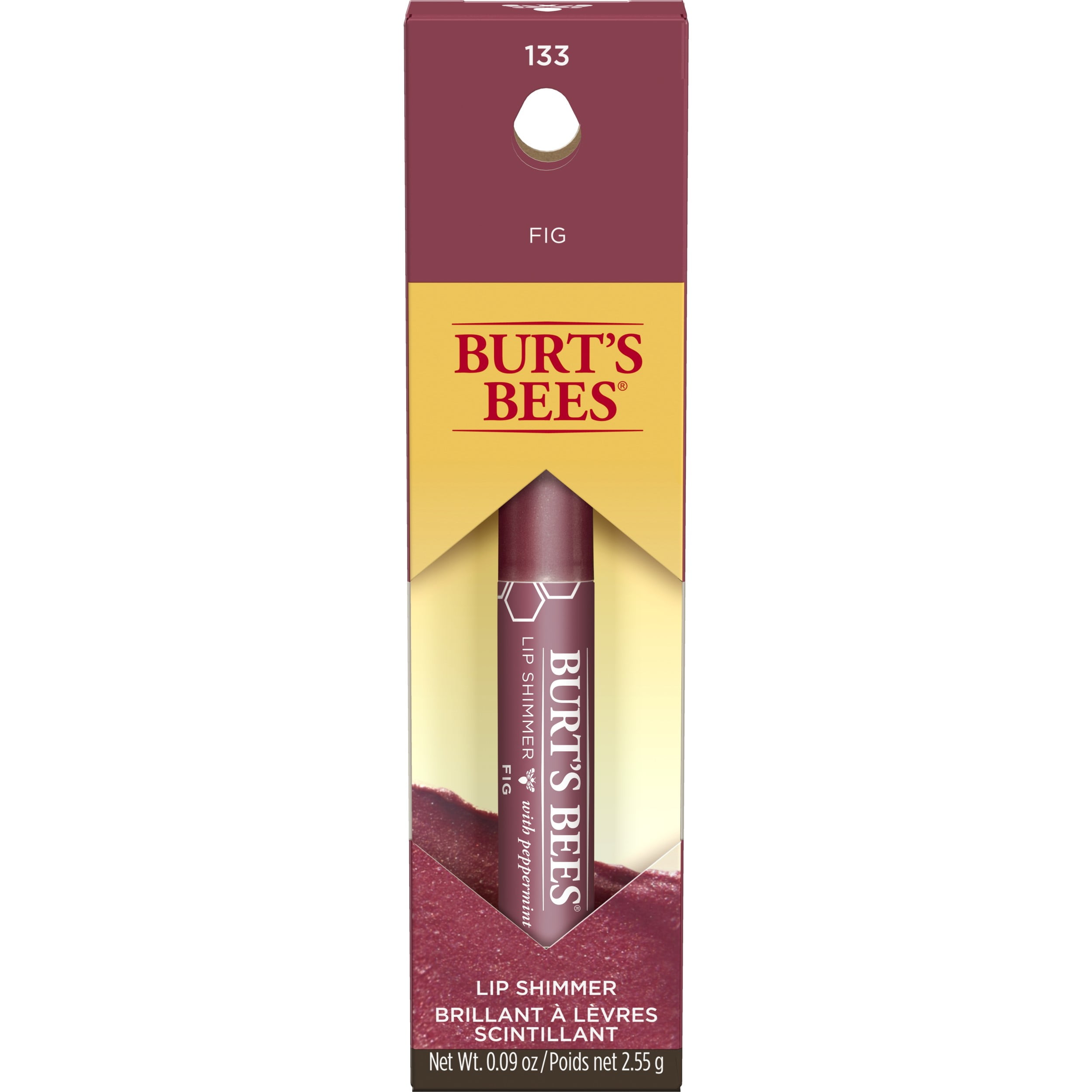Pelagisch het is mooi lof Burt's Bees 100% Natural Moisturizing Lip Shimmer with Beeswax, Caramel, 1  Tube - Walmart.com