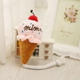 thumbnail image 7 of Ice Cream Cone Shaped Pet Squeaky Toy, Soft Squeaker and Crinkle Toy, Interactive Play Gift for Small Dogs and Cats, 7 of 7