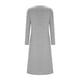 thumbnail image 4 of Vestido informal para mujer: cuello redondo, manga media, botones, corte holgado, veraniego y fluido, 4 of 6