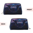 thumbnail image 3 of Xecao Starry Sky Meditating Chimpanzees Print Fashion Makeup PVC Bag Large Capacity Travel Cosmetic Bag for Women Organizer Toiletry Clutch, 3 of 8