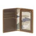 thumbnail image 1 of Tarjetero House of Jack Co. Cuero delgado de plena flor doblado, 1 of 9