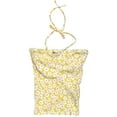 thumbnail image 6 of Billabong Women's Sunny Garden Daisey Floral Rib Knit Halter Strap Top (Small, Sunbeam (Yellow)), 6 of 6