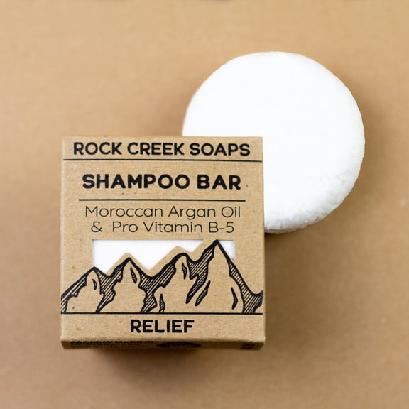 Rock Creek Soaps - Solid Shampoo Bar - Relief