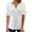 White1, variant on Plebaso Women's Tunic Tops with Leggings Womens Short Sleeve Button V Neck Casual Blouses Summer Clothes
