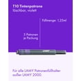 thumbnail image 2 of Ink Lamy T10 Violet (caja) - 5 recambios, 2 of 4