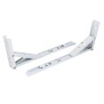 thumbnail image 1 of Unique Bargains 2pcs 90 Degree Spring Loaded Folding Support Shelf Bracket 14' Long, 1 of 4