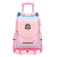 thumbnail image 3 of Mochila escolar con tirantes de pez natural para estudiantes de primaria, grado 1 a 6, para niños y mujeres, ligera, con protección contra salpicaduras de agua, 3 of 6