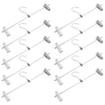 thumbnail image 1 of Perchas para Pantalones, Falda con Clips Que Ahorran Espacio, Ajustables Ropa, Paquete de 10, 1 of 5