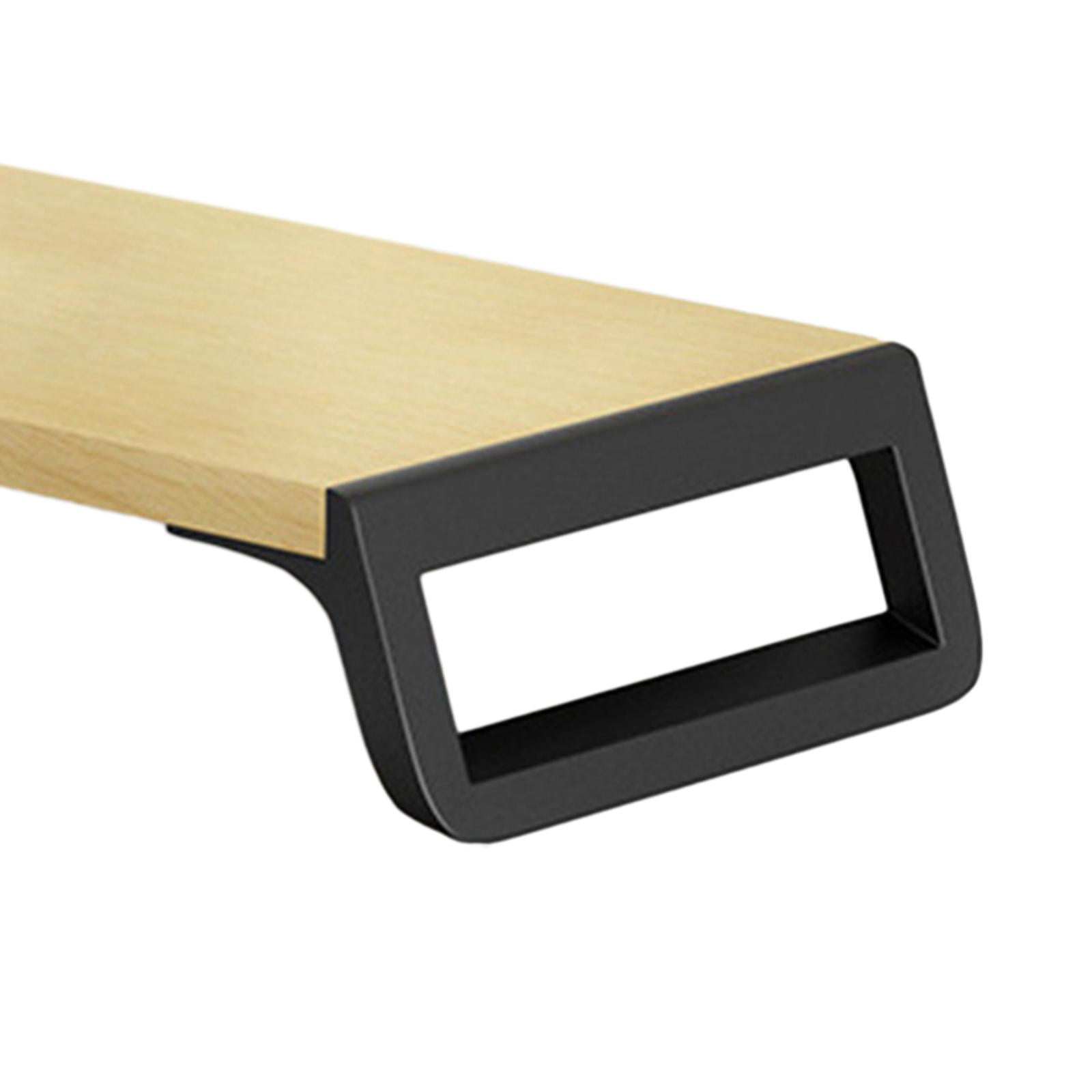 Wzmzjy Computer Monitor Riser, Monitor Stand Desk for Printer Monitor Desktop Shelf for wood and black