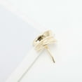 thumbnail image 5 of Unique Bargains 1 Pc Ponytail Buckle Hair Clip Glossy Faux Pearl Hair Ponytail Cuff for Women Gold Tone, 5 of 5