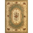 thumbnail image 1 of Unique Loom Tapis Motif Médaillon Versailles 10' x 14' Rectangle Vert/ivoire, 1 of 1
